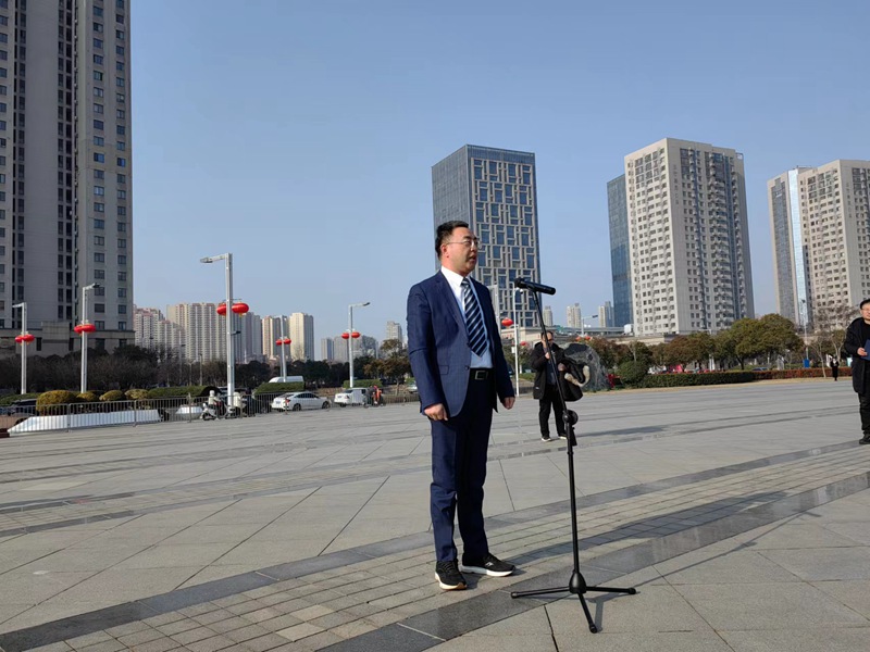 威武出征，有我必勝！——羞羞视频生化2023年（nián）銷售團隊（duì）出征儀式(圖2)